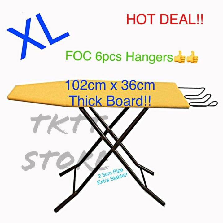 TKTT 3V XL Iron Board/ Ironing Board/ Clothing/ laundry/ Papan Seterika