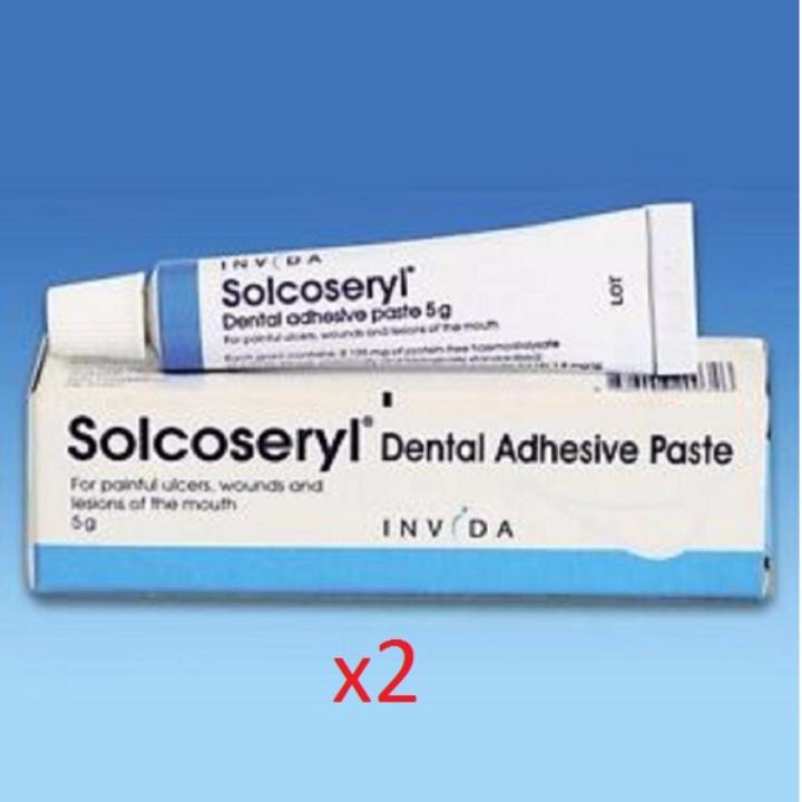 2 x Solcoseryl Dental Adhesive Paste 5g | Lazada