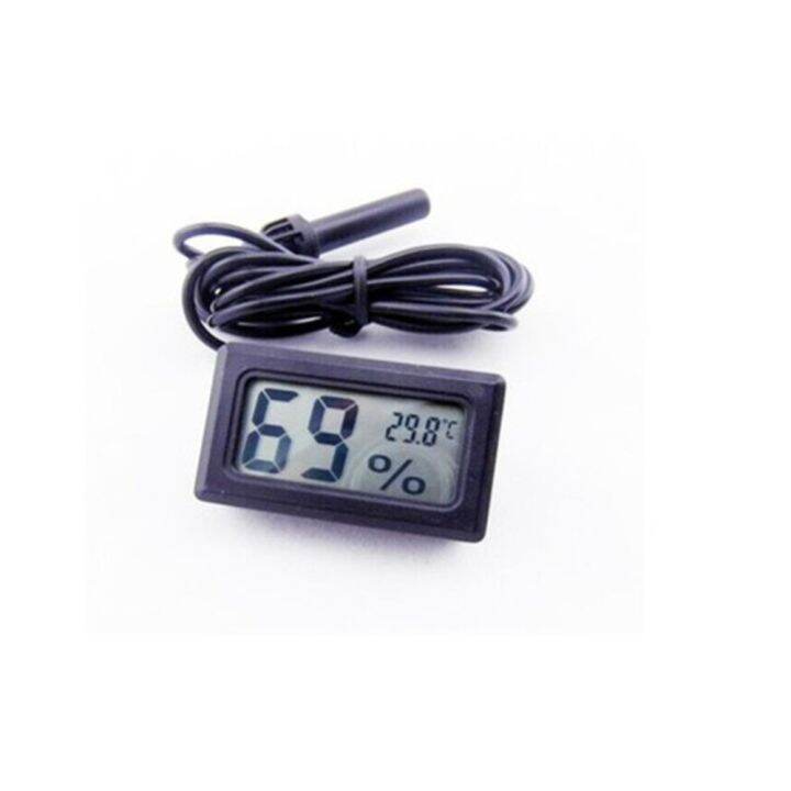 Mini LCD Digital Thermometer Hygrometer Fridge Freezer Temperature Humidity  Meter White Egg Incubator