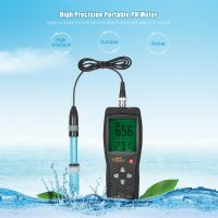 [electronicshop]Smart Sensor Professional High Precision Portable pH Meter for Aquarium Acidimeter Water Quality Monitor Water Quality Analyzer pH Tester Measure Household Drinking Solution with Temperature Compensation Function and Backlight