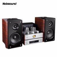 Nobsound บลูทูธรวมลำโพงกำลังขับ 60 วัตต์ 5670 แอมป์หลอดอิเล็กตรอนชั้นวางหนังสือไฮไฟสเตอริโอระบบเครื่องเล่นลำโพง