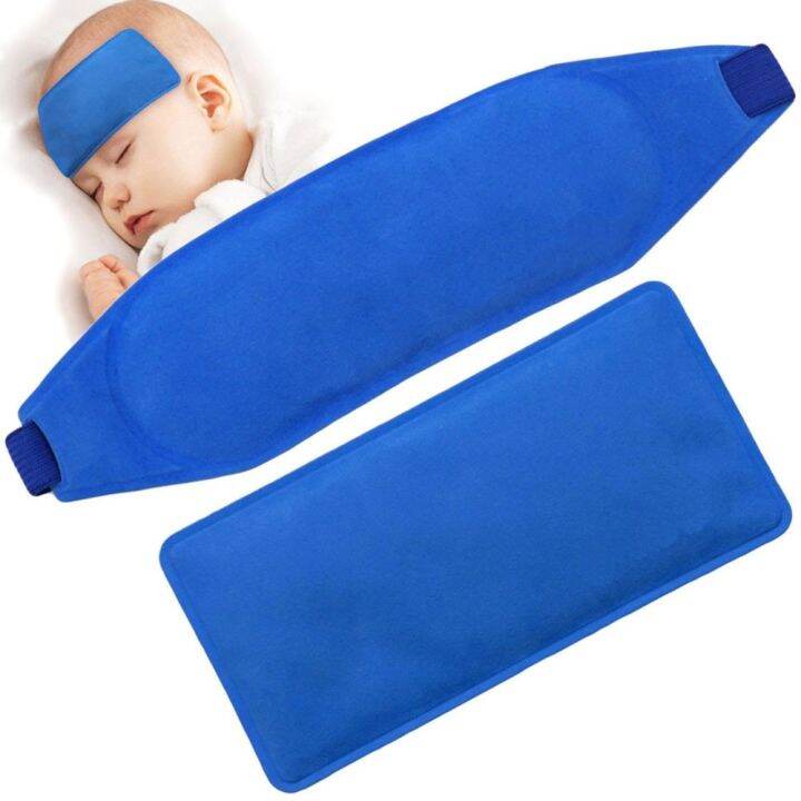 Fever Cooling Pad Ice Gel Packs for Kids Reusable Cold Hot Therapy