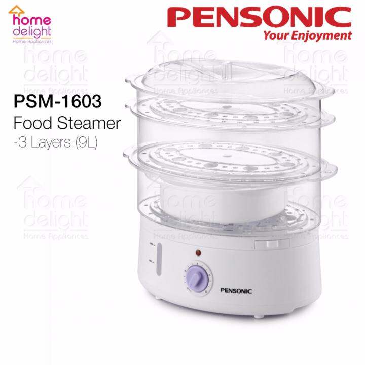 Pensonic 3 Layer Food Steamer 9L [ PSM1603 / PSM1603 ] Lazada
