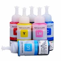 Printer ink Refill for Epson L800 L805 L810 L850 L1800 Ink Tank Printer (6 Color/set)