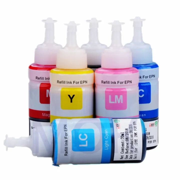 Printer ink Refill for Epson L800 L805 L810 L850 L1800 Ink Tank Printer ...