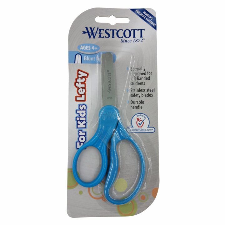 Westcott - Westcott Kids Safety Scissors, 5 1/2-Inch, Blunt