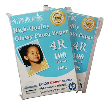 Waterproof Glossy Photo Paper, 4R Photo Paper