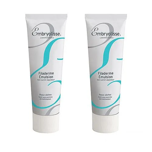 2 x Embryolisse Filaderme Émulsion (Emulsion for Dry Skin) 2.6oz, 75ml Lazada