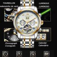 2017ใหม่ Relogio Automatico Masculino Tourbillon นาฬิกาเครื่องจักรกลอัตโนมัติ TEVISE ผู้ชายอัตโนมัติทหารแฟชั่นนาฬิกาทหารกีฬา9005