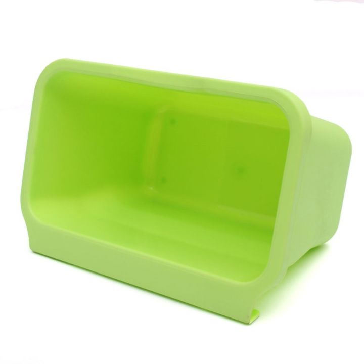 กล่องเก็บของขยะห้องครัวประตูเดสก์ท็อป-สีเขียว