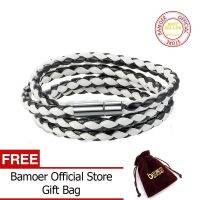 BAMOER จัดส่งฟรี Official Store 6สีขายส่งยาวปรับหัวเข็มขัดแม่เหล็ก Unisex สร้อยข้อมือหนังสำหรับผู้หญิงและผู้ชายเครื่องประดับแฟชั่น PI0063