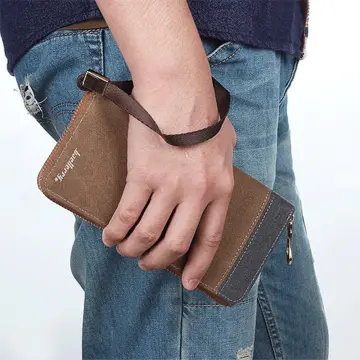 Vintage Male Purse Men Handbag Business Bag Wallet Phone Clutch Classic  Mobile For Canvas Scione