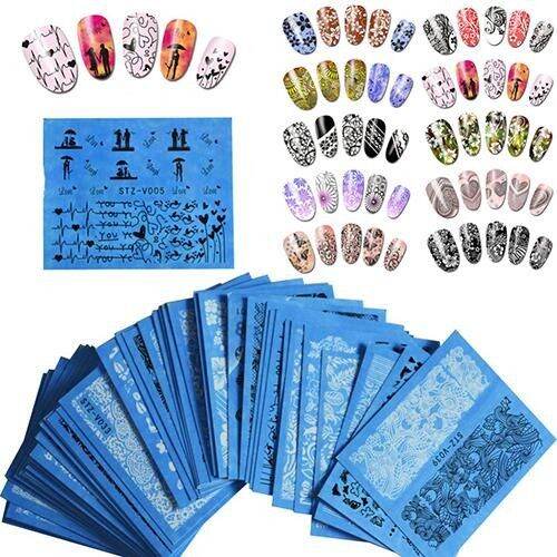 48 Sheets Random Style Water Transfer Nail Art Decals Stickers DIY Manicure Kit | Lazada 48 Sheets Random Style Water Transfer Nail Art Decals Stickers DIY Manicure Kit | Lazada