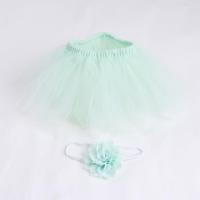 Woodrowo I.j Shop  LALANG Baby Newborn Photography Props Princess Tutu Skirt Headband Set Infant Costume Outfit (Light Blue)