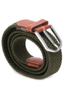 QianXing Shop LALANG Mens Elastic Woven Belt (Army Green) - Intl