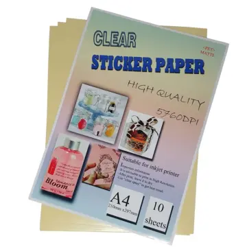 Shop A4 Sticker Paper Transparent Laser online - Dec 2023