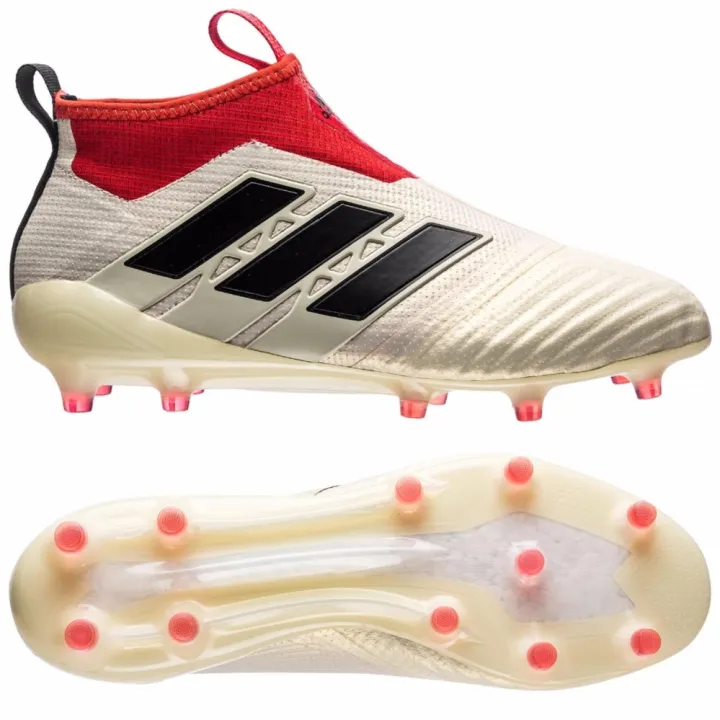 100% Authentic - Adidas ACE 17+ PureControl FG/AG - White/Core Black/Red LIMITED EDITION | Lazada