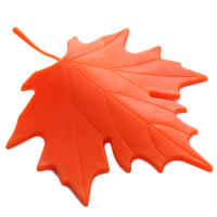 QianXing Shop LALANG Leaf Shape Door Stopper (Orange)