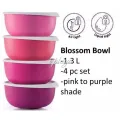 Tupperware Pink Blossom Bowl 1.3L -4pc . 