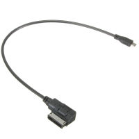 AMI MMI Micro-USB ชาย-AUX อะแดปเตอร์เสียงสายเคเบิลอเนกประสงค์เพลงสำหรับ AUDI VW ABT