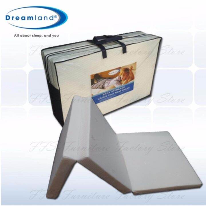 PPAM Dreamland Foldable Latex Feel Single Mattress Lazada