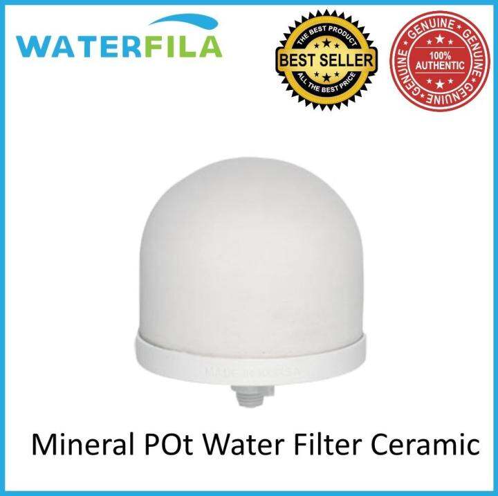 WATERFILA Mineral Pot Water Filter Original Ceramic Replacement Lazada