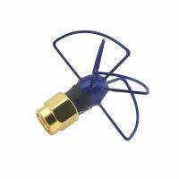 FuriousFPV เสาอากาศ Pinwheel 5.8Ghz-สั้น-ดำ/เขียว/แดง/น้ำเงิน RHCP RP-SMA สีดำ