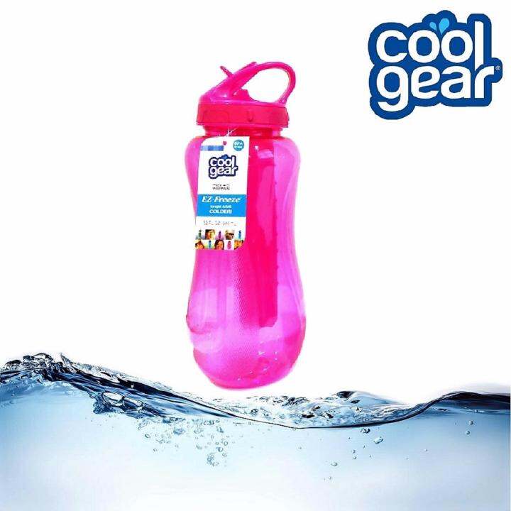 Cool Gear Tritan Twist Shatter Proof Water Bottle with Sipper Lid and