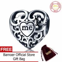 BAMOER จัดส่งฟรี925เงินสเตอร์ลิงคุณ &amp; Me รักลูกปัดเดิมสร้อยข้อมือเครื่องประดับของขวัญ SCC145