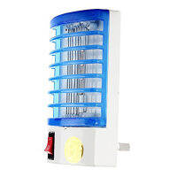 Multifunction LED Socket Mini Electronic Insect Killers (Blue)