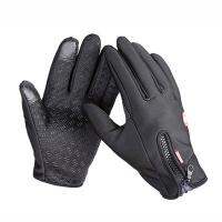 Winter&amp;Autumn Windproof Waterproof Touch Screen Sports Glove Bikes Motorcycle Black L