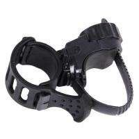 QianXing Shop LALANG 360 Degree Bicycle Handlebar Mount Holder For Flashlight Black