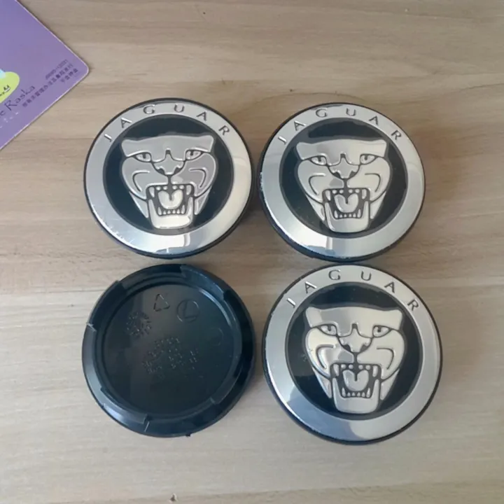 4Pcs 58Mm Jaguar Emblem Wheel Center Cap Sticker Car Wheel Center Hubs