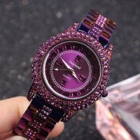 Swaymond Simple Fashion Ladies Watch Individuality Strip Fashion Purple Czech Drill Quality Tide Watches - intl