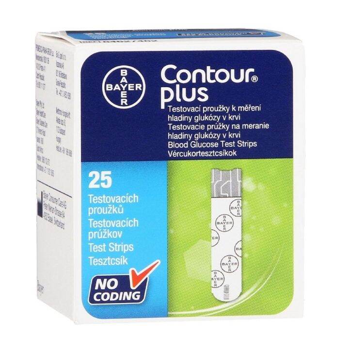 Bayer Contour Plus Test Strip 25's | Lazada