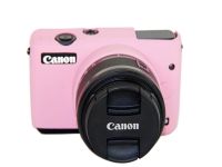 กระเป๋ากล้องนุ่มดีเคสยางซิลิโคนปกป้องตัวเครื่องสำหรับ Canon EOS M10 EOSM10 EOSM 10กระเป๋ากล้อง