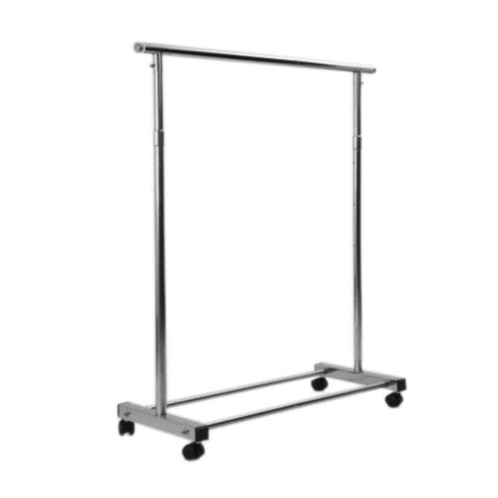 MHT Stainless Steel Single Bar Adjustable Laundry Garment Drying