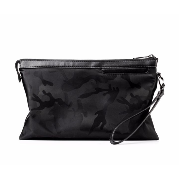 Men Clutch Bag Business Envelope Wallet Bag PU Leather Handbag for Cash  Smartphone iPad Mini Document