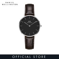 Daniel Wellington Classic Petite York Black Watch 28/32mm - Silver