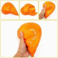 ของเล่นคอลเลกชั่นของขวัญตกแต่งขนมปังกลองไก่ขนาดจัมโบ้19ซม.-สีส้ม