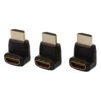 อะแดปเตอร์ HDMI 270องศา/มุมฉากสาม (3) ชุด (สินค้าต่างประเทศ)-สินค้าต่างประเทศ