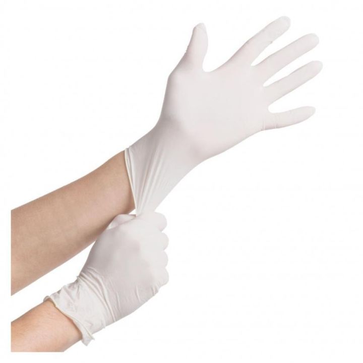 rubber gloves long