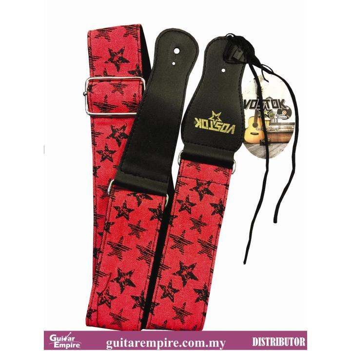 Vostok Guitar Strap Red Star Designed S093 Suitable For Acoustic