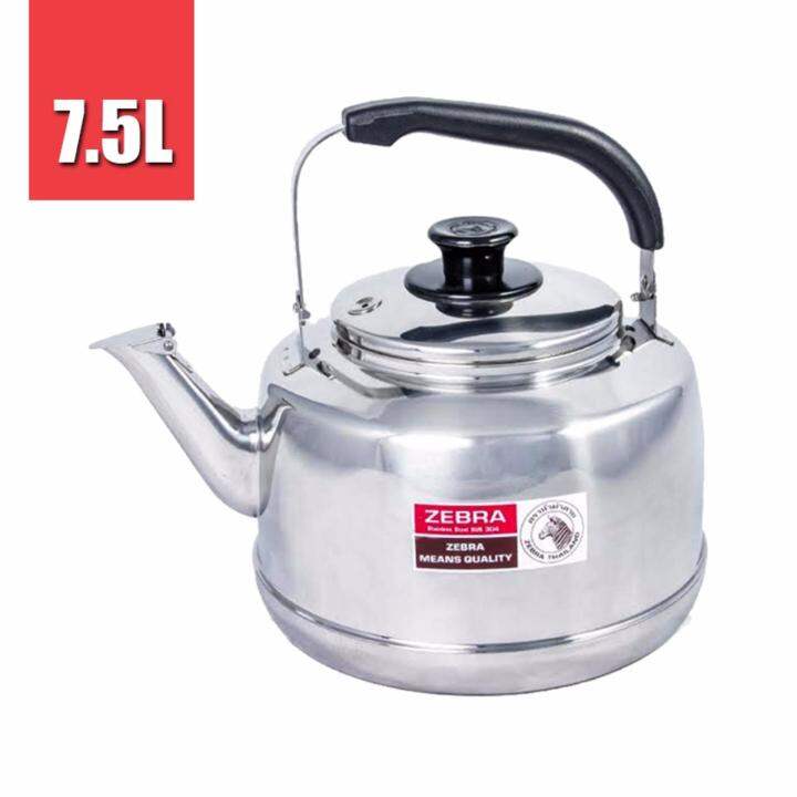 Thailand Zebra Brand Stainless Steel Classic Kettle Whistling Water