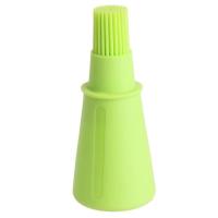 QianXing Shop LALANG Environmental Silicone Oil Honey Bottle Brush Temperature Oil Brush liquid Cooking Baking Brush Outdoor BBQ (Green)