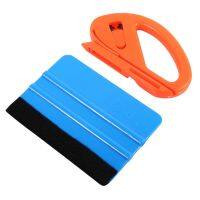 [Free Shipping+Global Express Delivery] Vinyl Safety Cutter &amp; Felt Edge Squeegee Scraper Kit Vehicle Car Wrapping Tools