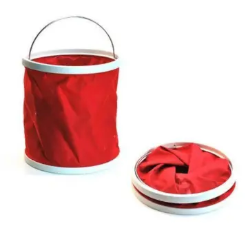 Portable Foldable Bucket Solid Basin Tourism Outdoor Clean Bucket Fishing  Promotion Camping Car Wash Mop Folding Bucket Outdoor