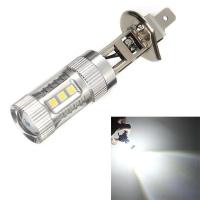 หลอดไฟไฟตัดหมอก H1 16SMD ไฟรถยนต์6000K 8.4W DC 10-30V 3030