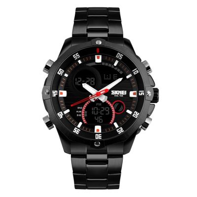 2016คุณภาพสูง SKMEI ใหม่1146 S ปฏิทินสายนาฬิกาข้อมือผู้ชาย (สีดำ)