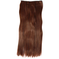 Woodrowo I.j Shop  LALANG Women Synthetic Clip in Hair Extension Straight Hair Light Brown